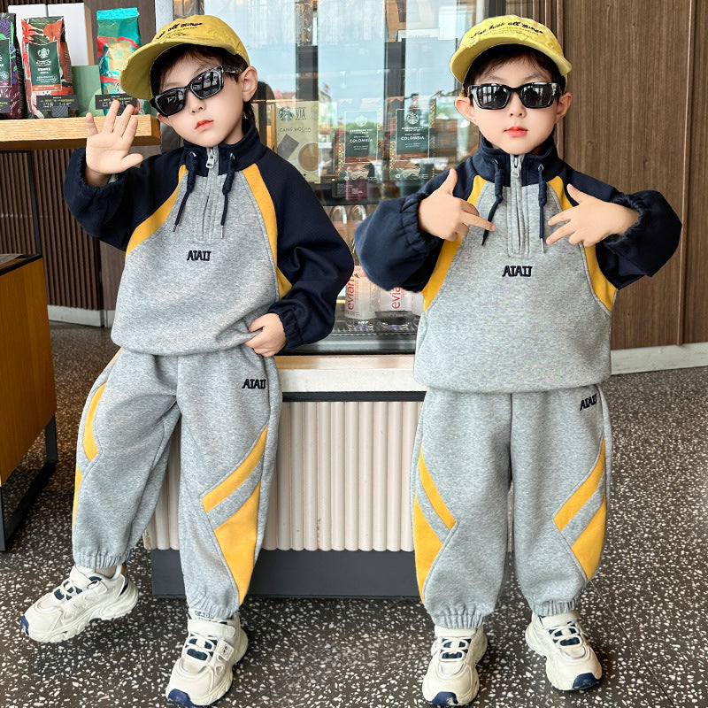 A children's sweater set