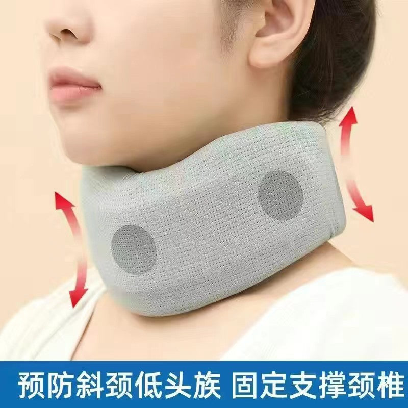 A new ice silk neck support anti-bow four seasons thin neck protection scarf neck protection neck cover cervical orthotics