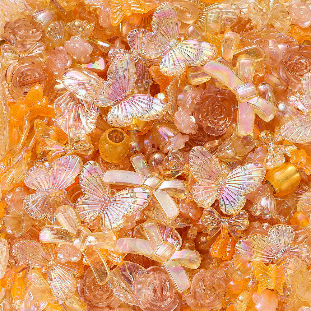 A acrylic mixed AB color beads beaded accessories, handmade DIY children's bracelets, necklaces, mobile phone chain accessories - Mixbatch