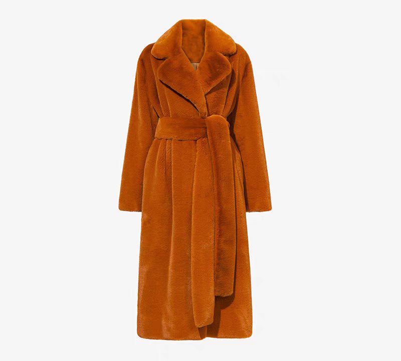 A faux fur jacket