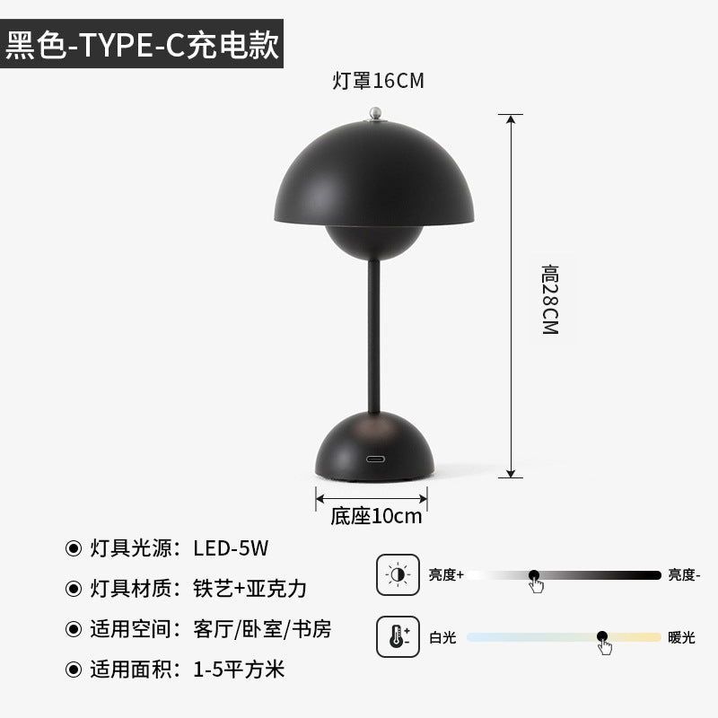 A USB charging lamp