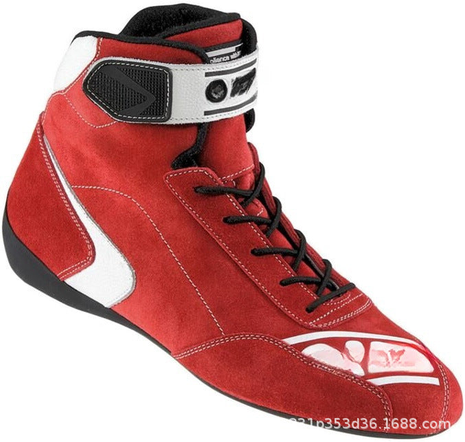 A racing shoe
