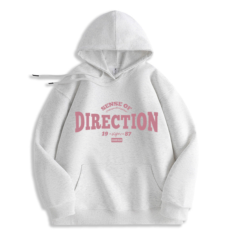 A hooded sweater