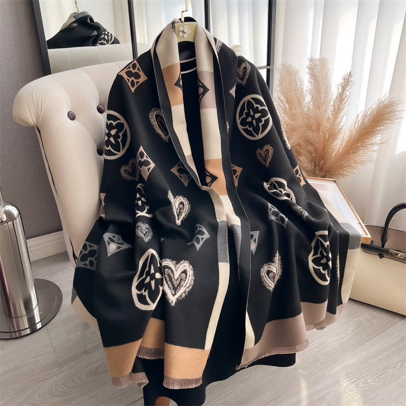 A scarf a warm shawl