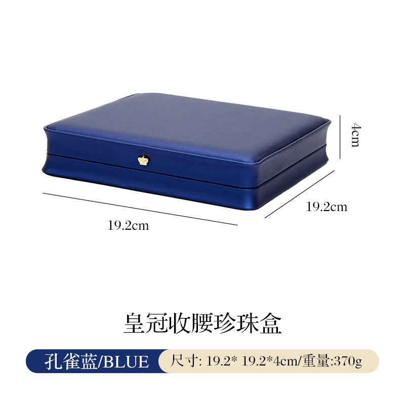 A PU leather jewelry high-end box custom LOGO