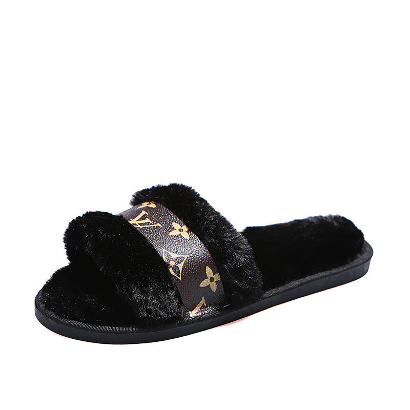A plush slipper