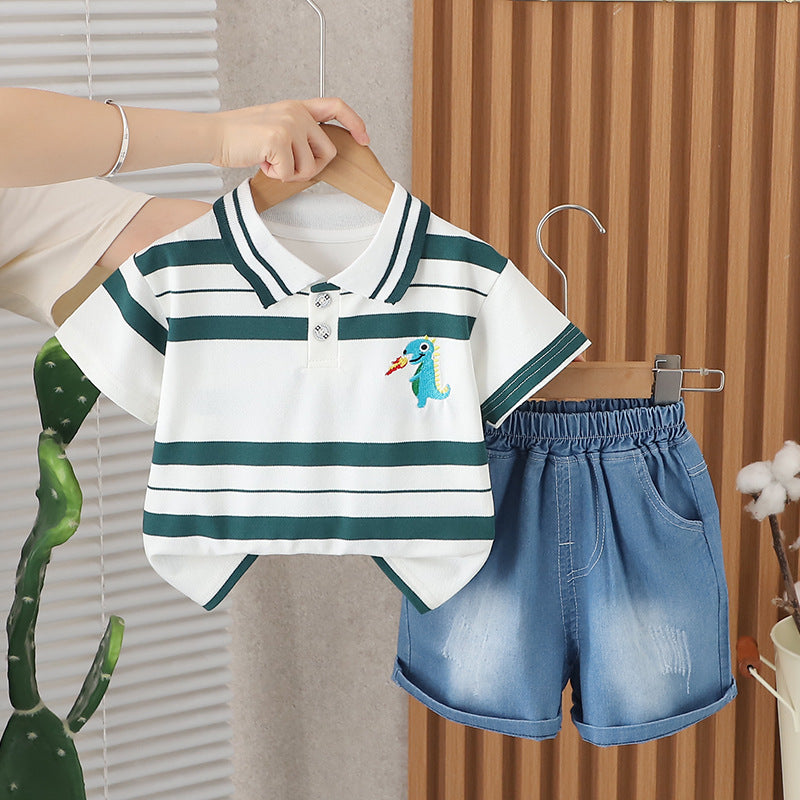 A Summer Boys Short Sleeve Suit