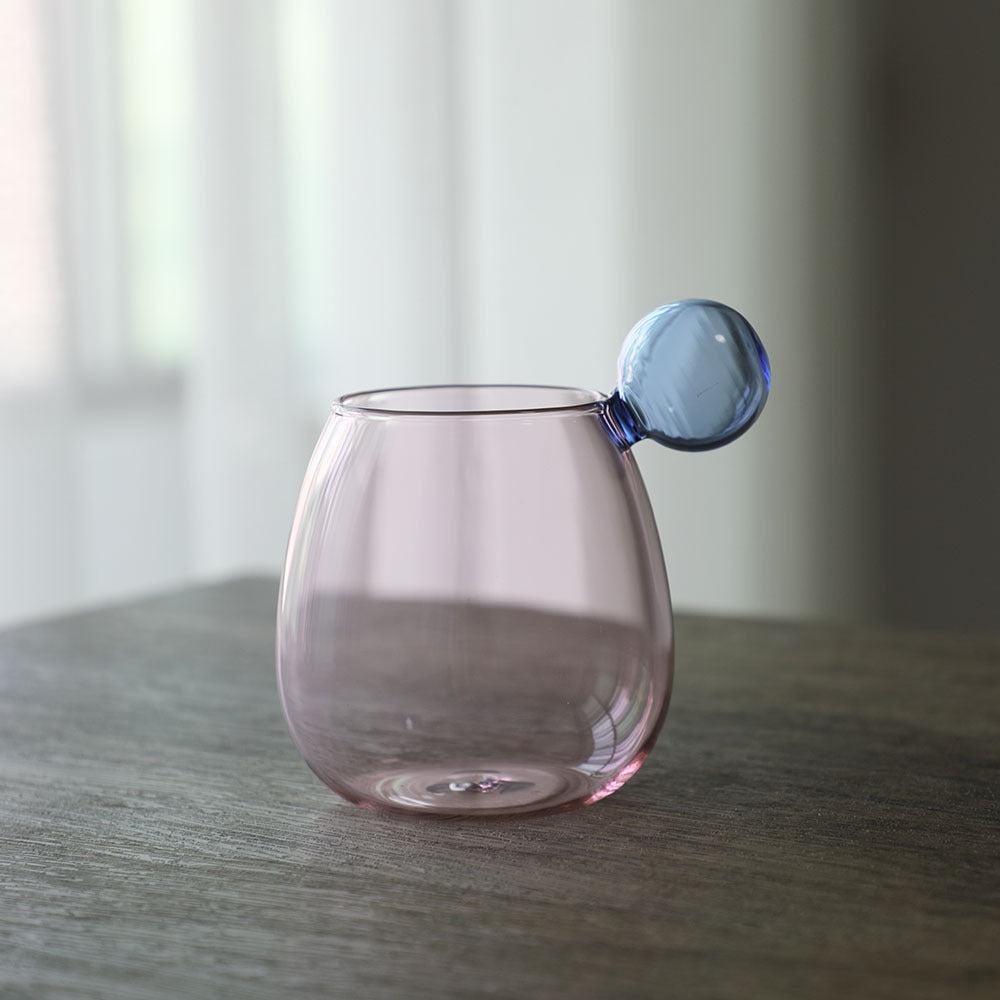 A ins wind colored glass creative water cup primary color glass coffee cup