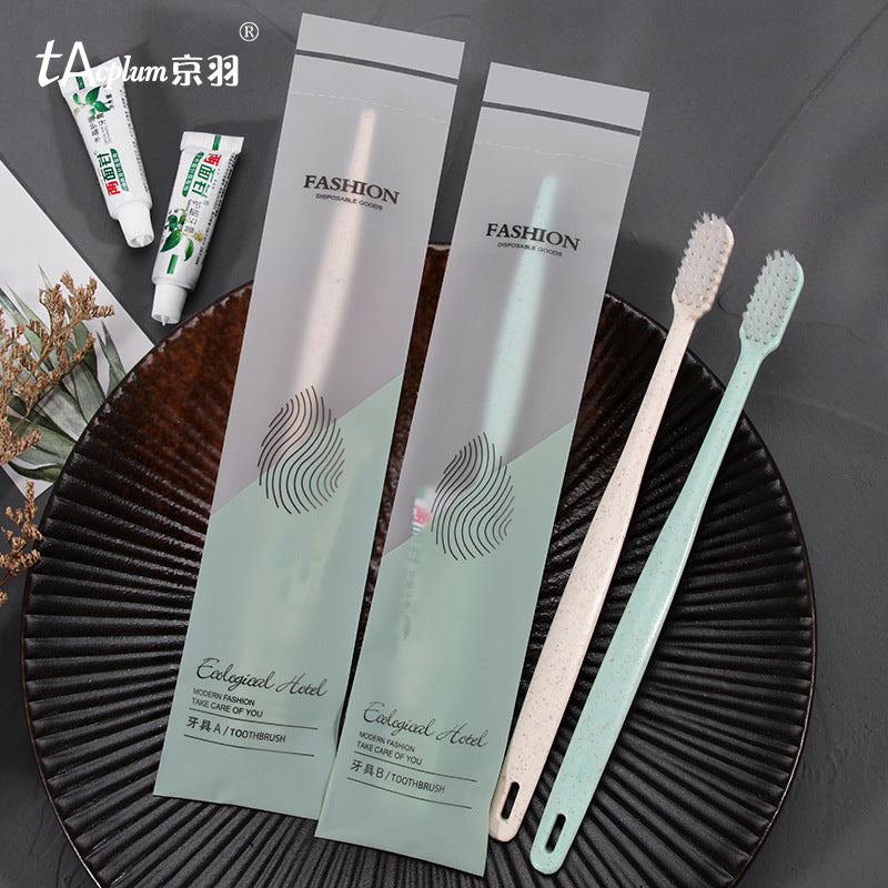 Hotel disposable toiletries set Hotel consumables Room special toothpaste Toothbrush