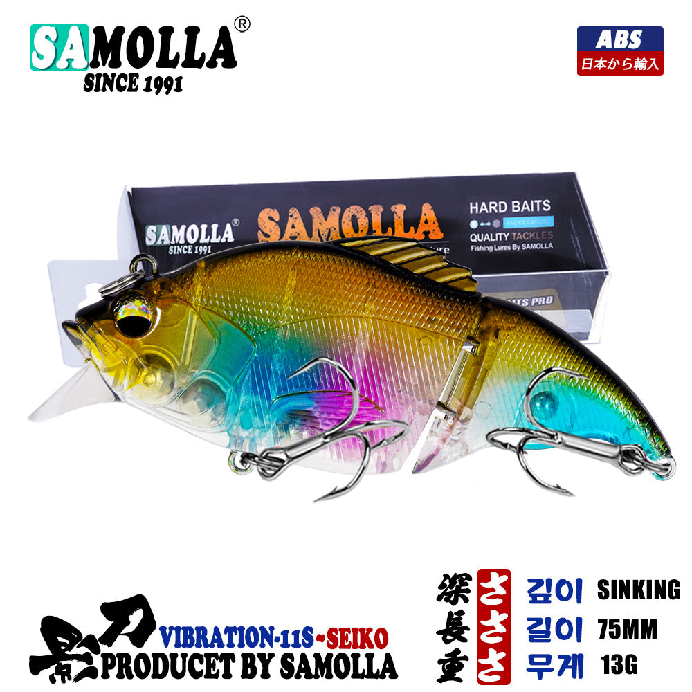 A Realistic Multi-section Swimbait Slow Sinking