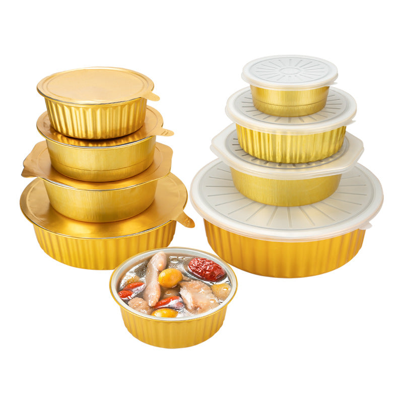 A Heavy-Duty Aluminum Foil Container High-Temperature Resistant