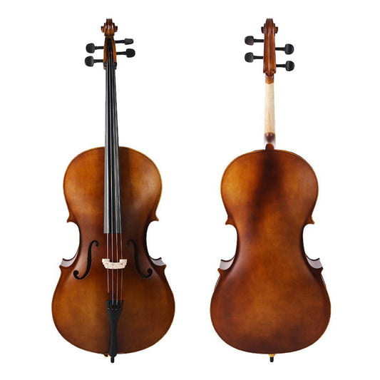 A Solid wood universal cello, adult children's beginner practice grade test playing cello cello