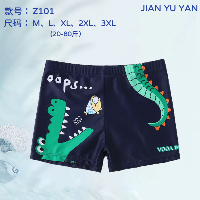 A boys swimming trunks summer children's swimwear