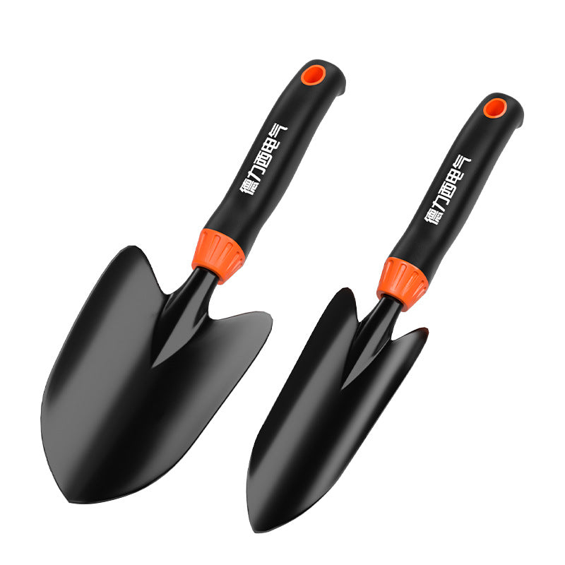 A Gardening tools, small shovels, growing vegetables, growing flowers, household shovels, beach catching sea tools, three-piece set
