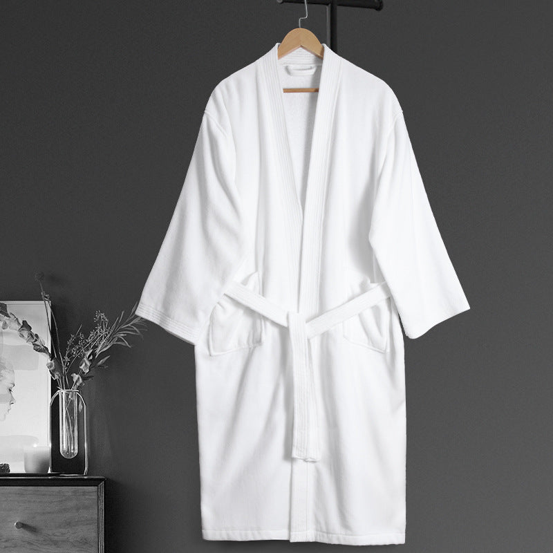Star hotel bathrobes for men and women in all seasons, adult bathrobes, water-absorbing quick-drying, for B & B and inns