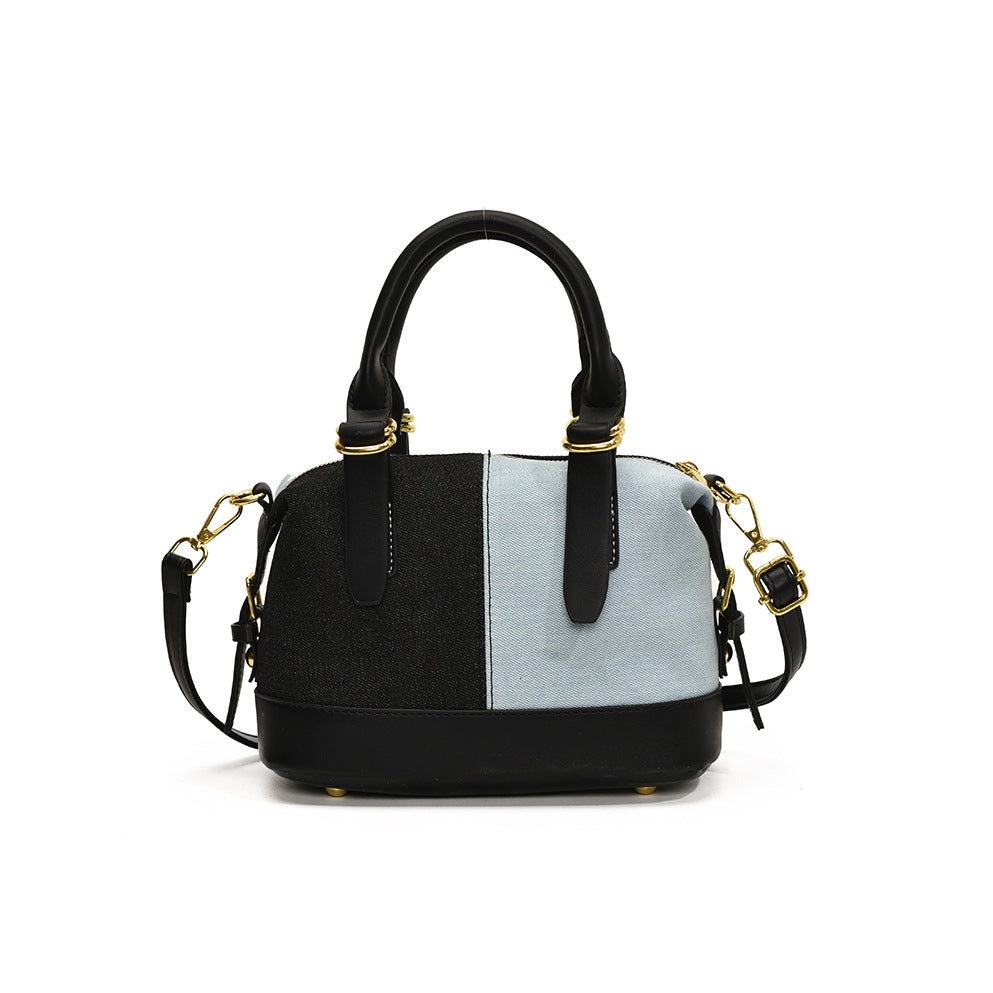 A denim bag shoulder bag messenger bag