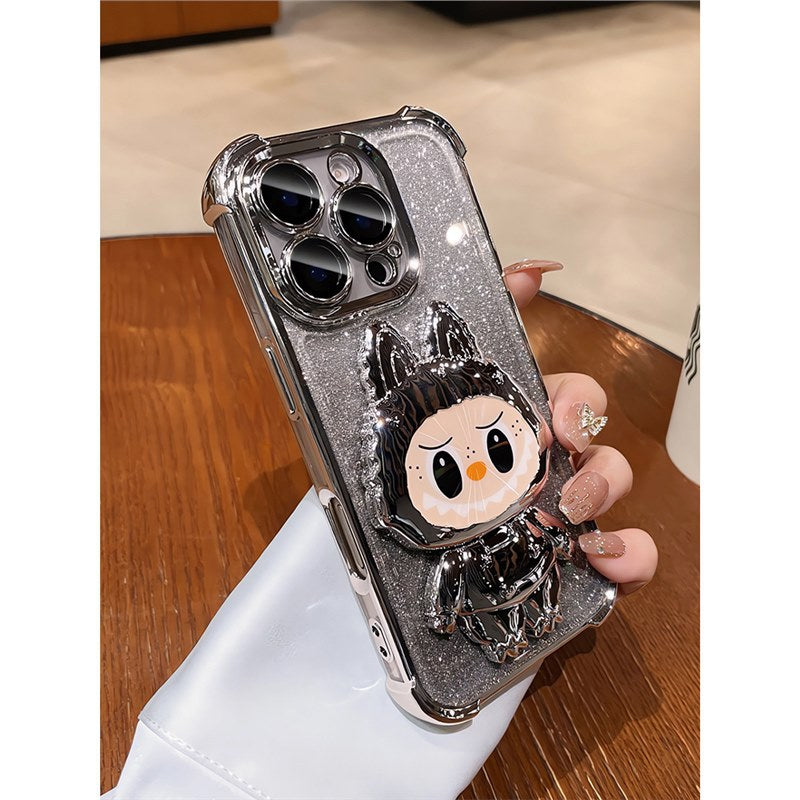 A mirror holder phone case