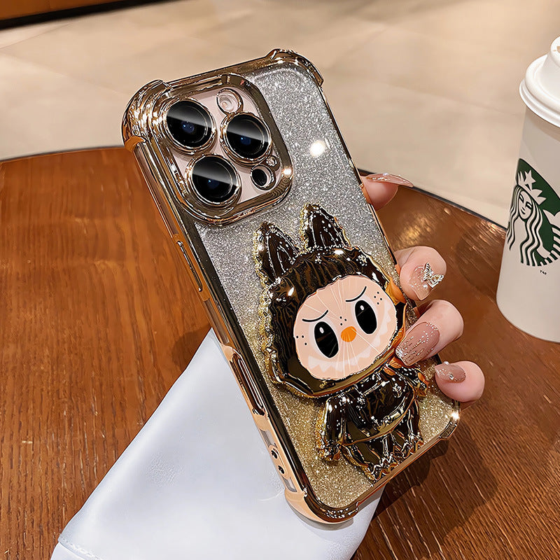 A mirror holder phone case