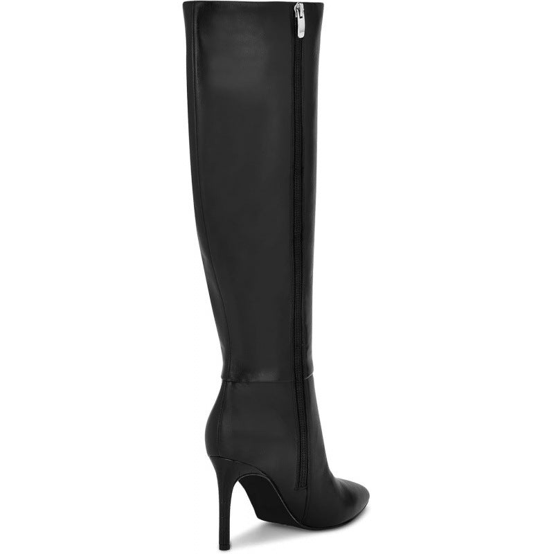 A knee boots women's pointed high boots