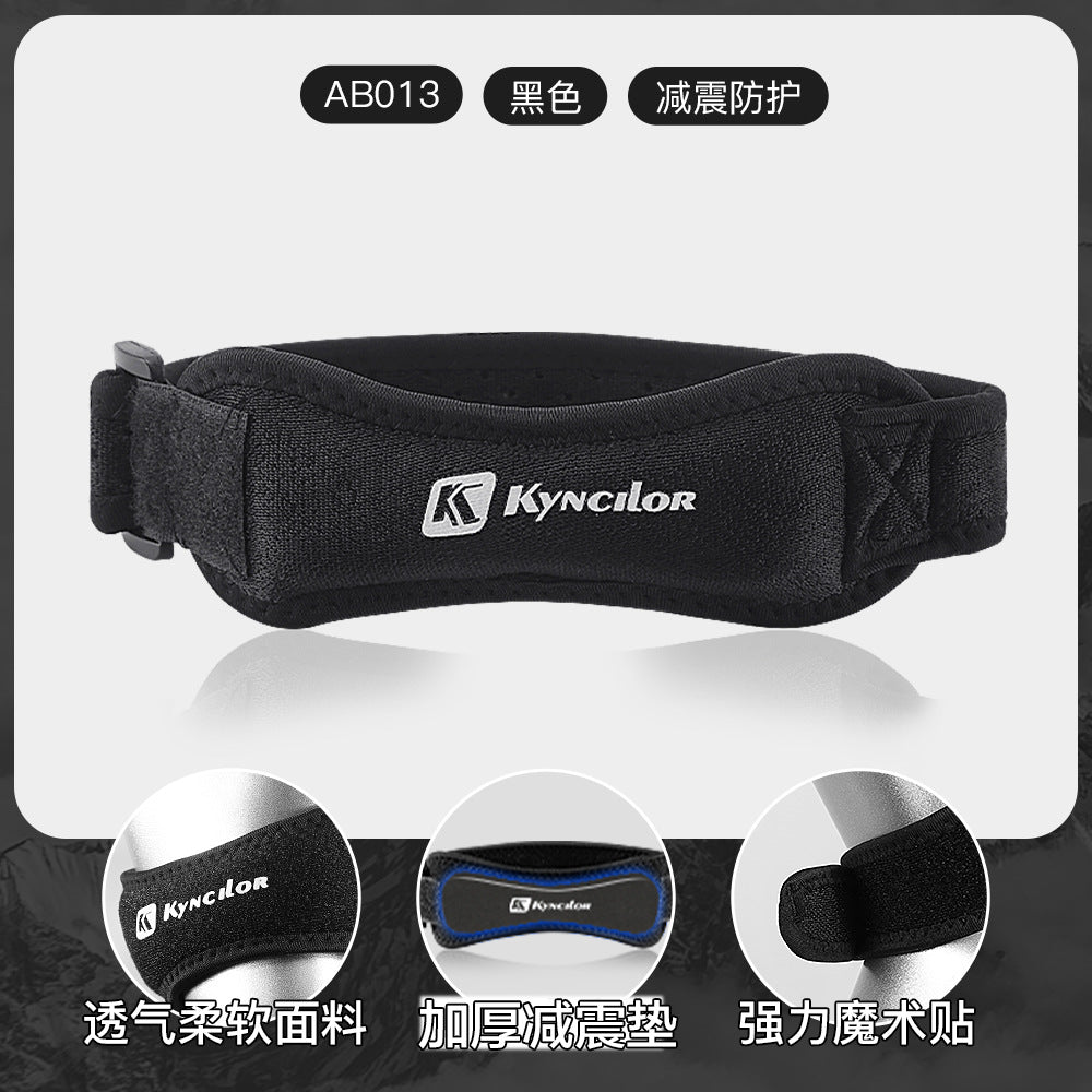 A Sports pressurized professional patella belt outdoor running fitness knee protection special sheath men shock absorption breathable protective gear women