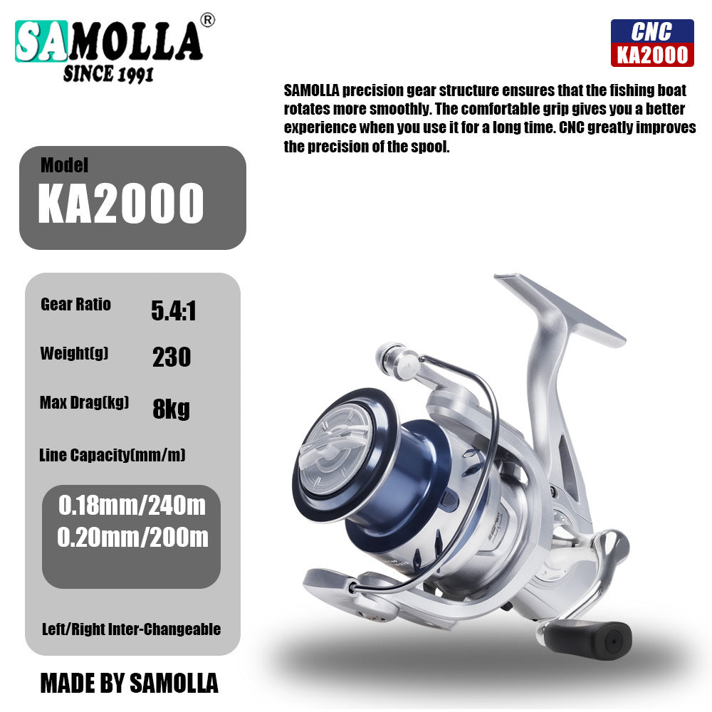 A KA Gen II Metal Fishing Reel – Smooth & Gapless for Lure Casting