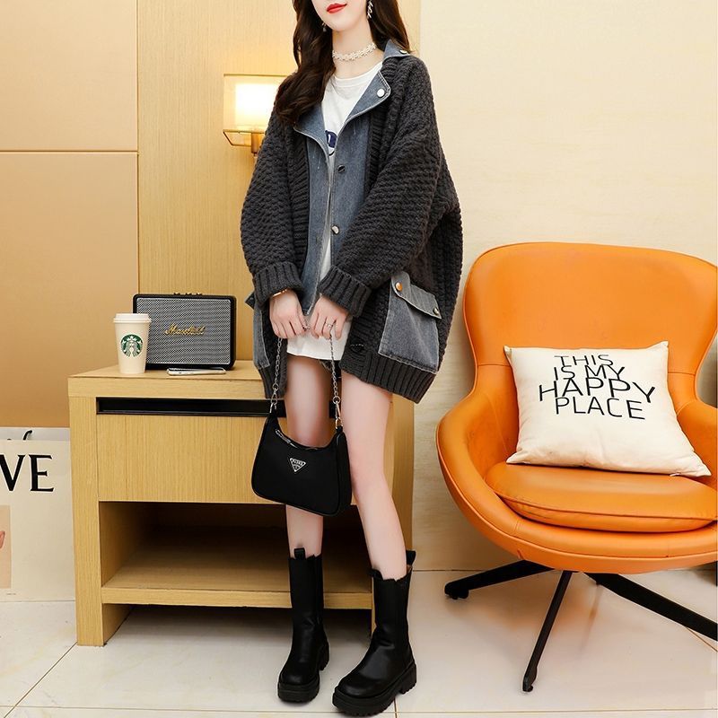 A sweater jacket