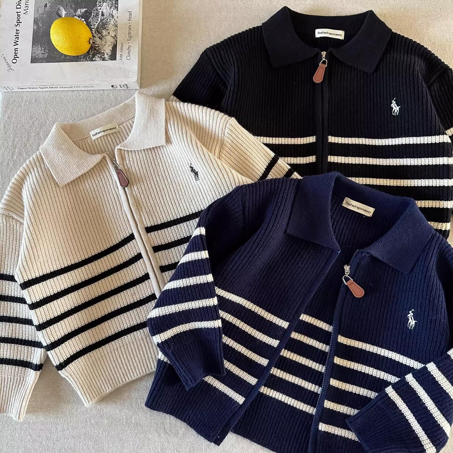 A children's sweater jacket