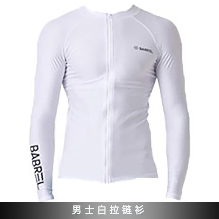 A top, pants, wetsuit