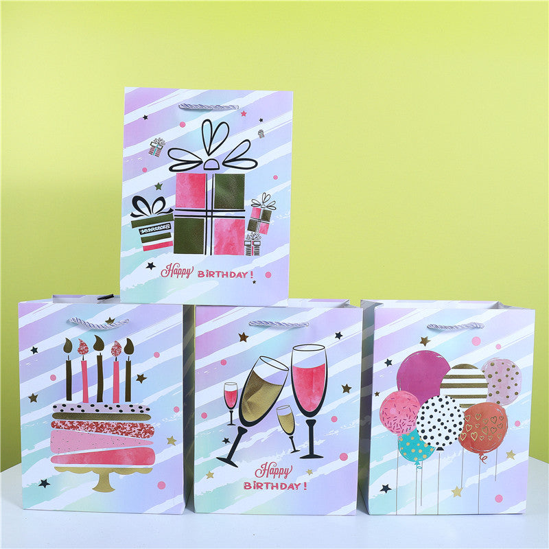 A Birthday Party Series Gift Bag Balloon White Card Tote Bag Party Gift Bag Spot