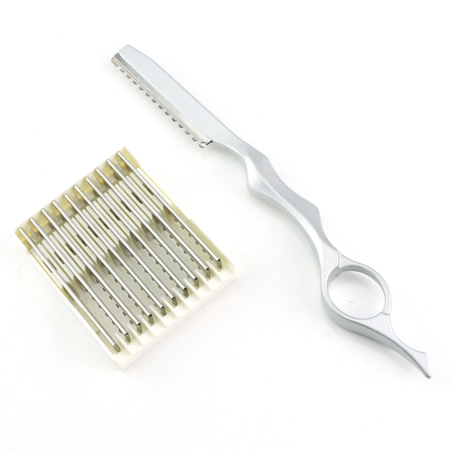A color aviation aluminum hair knife holder blade