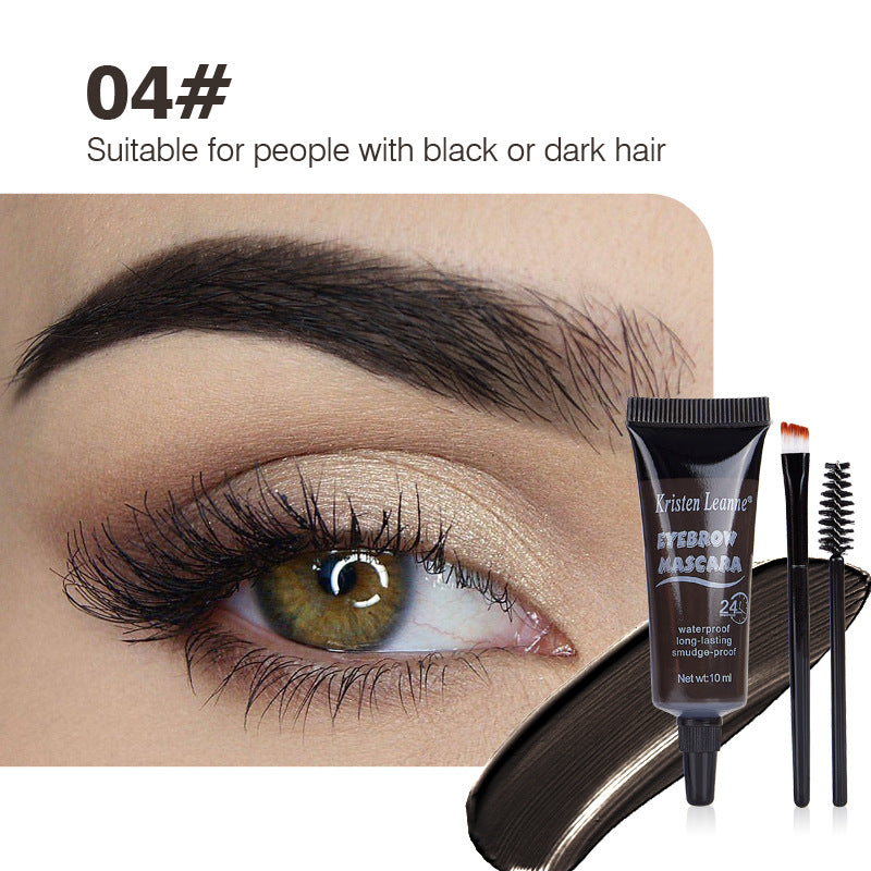 A eyebrow glue waterproof eyebrow dye cream