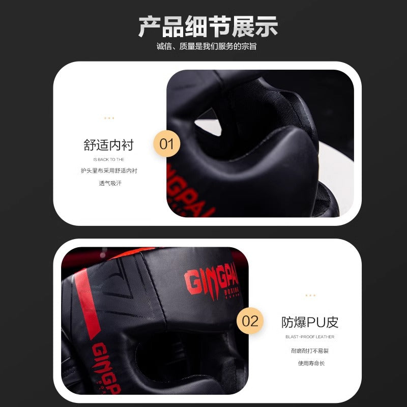 A boxing training protective gear