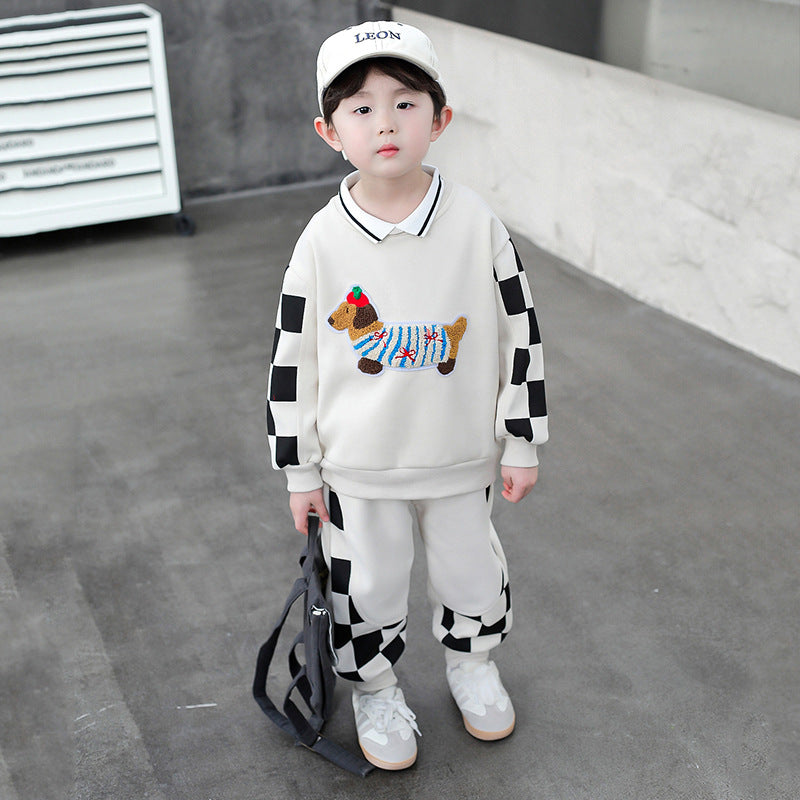 A children's sweater set