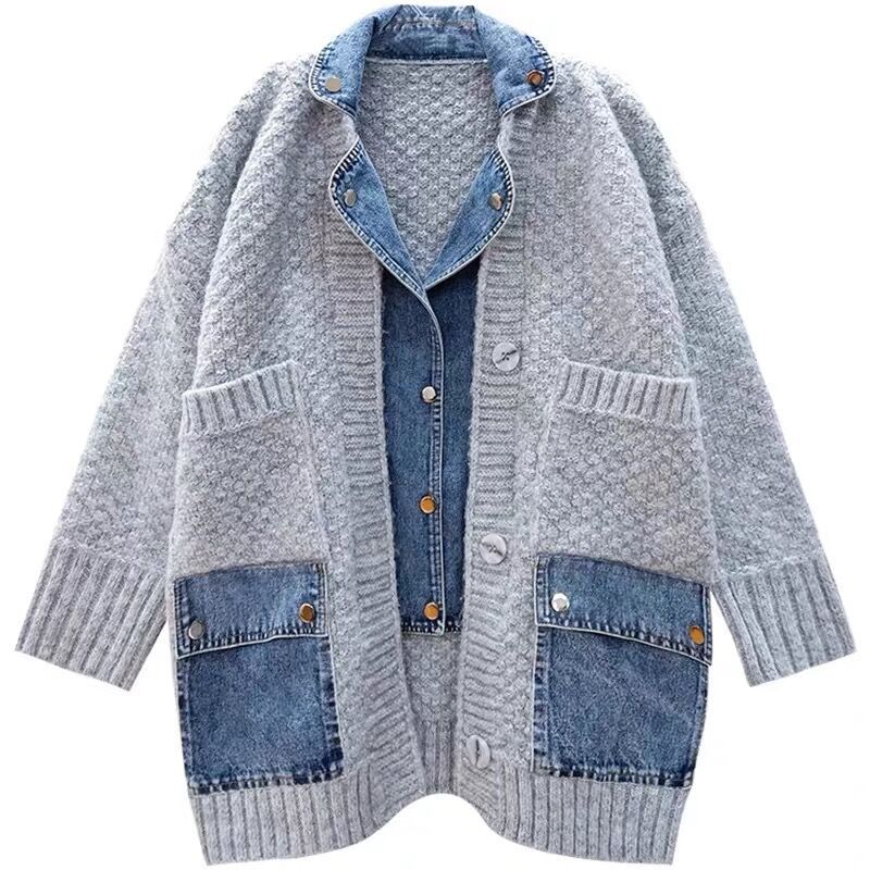 A sweater jacket