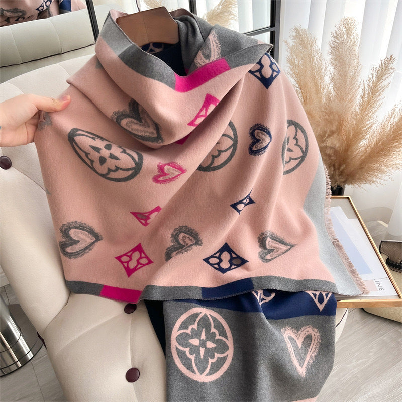 A scarf a warm shawl