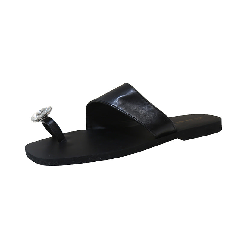 A flat-bottomed set of simple and cool slippers for women - Mixbatch