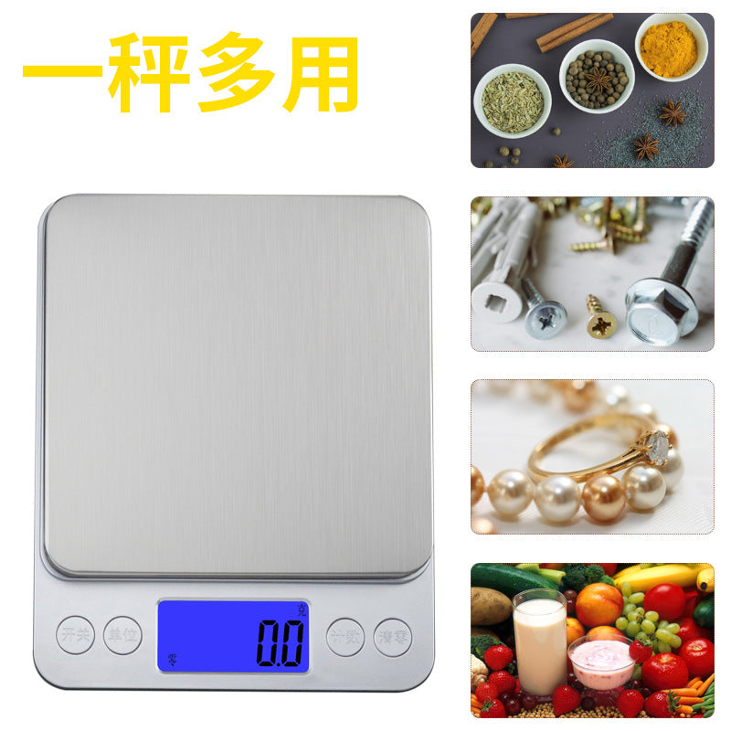 A kitchen scale mini scale