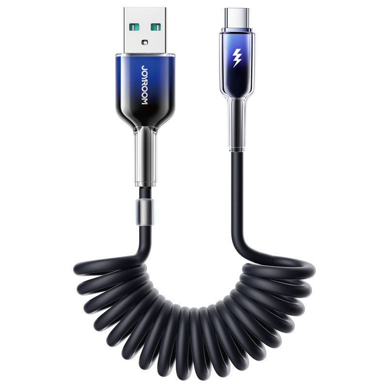 A JOYROOM Car spring data cable