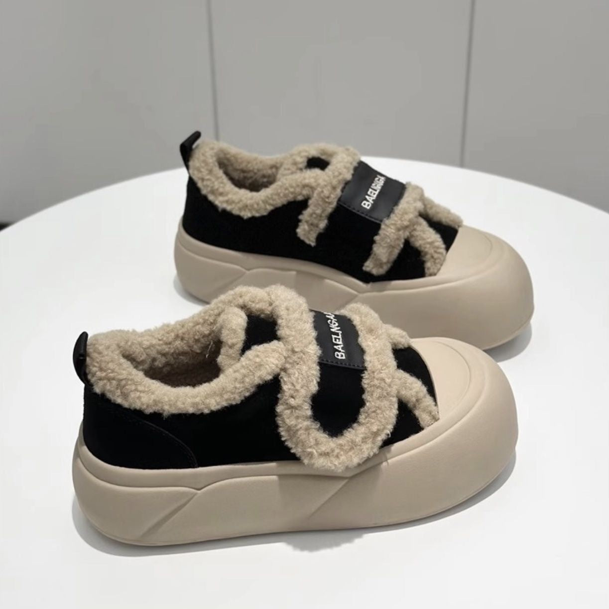 A plush shoe