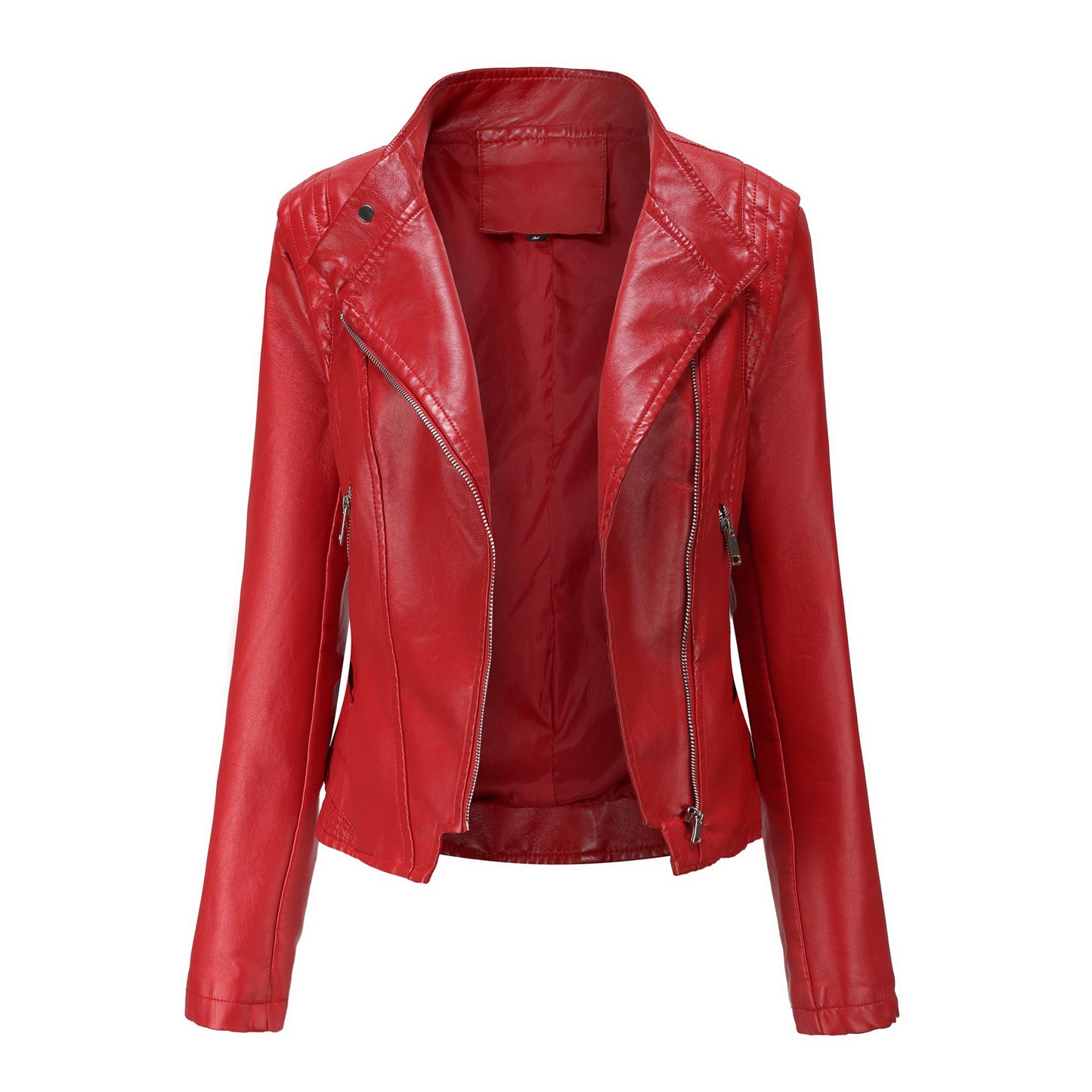 A Ladies PU Leather Jacket