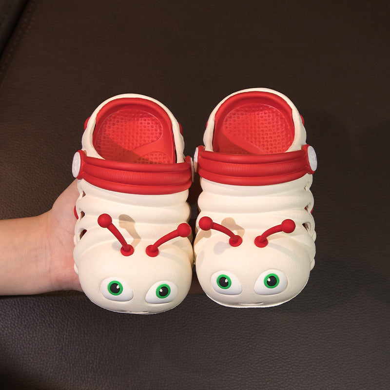 A children's hole shoes
