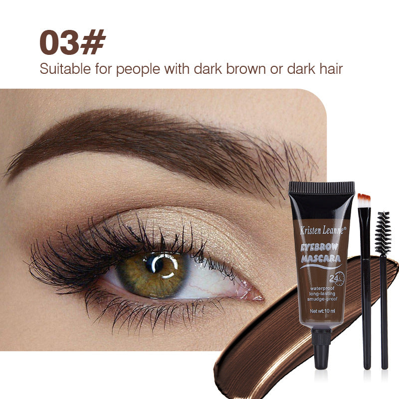 A eyebrow glue waterproof eyebrow dye cream