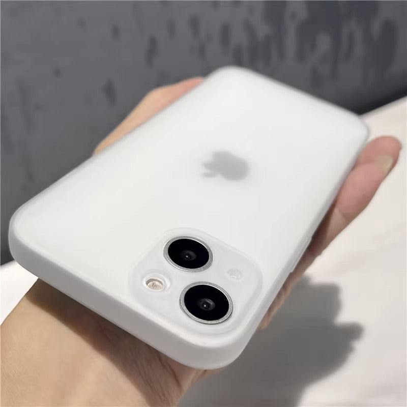 A Frosted Translucent Mobile Phone Case Suitable for Apple Mobile Phone