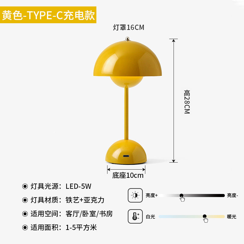 A USB charging lamp