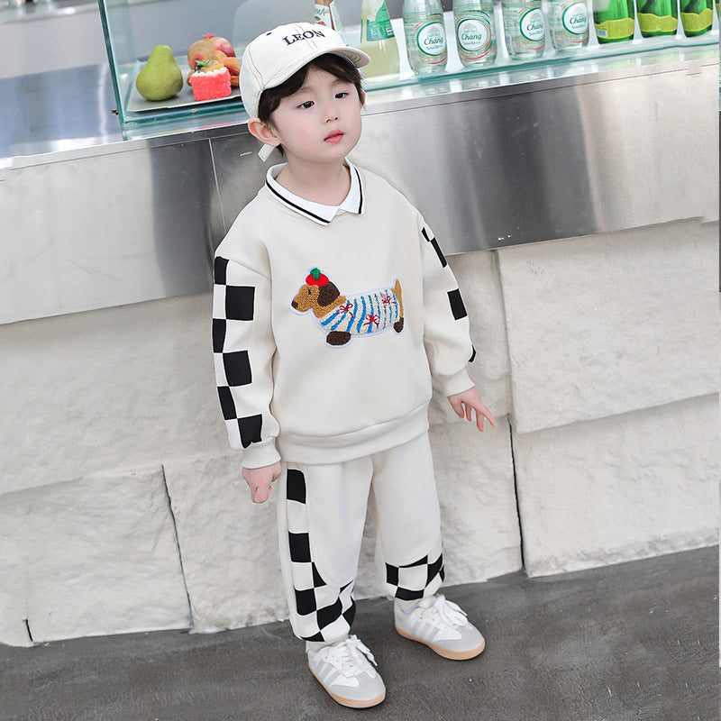 A children's sweater set
