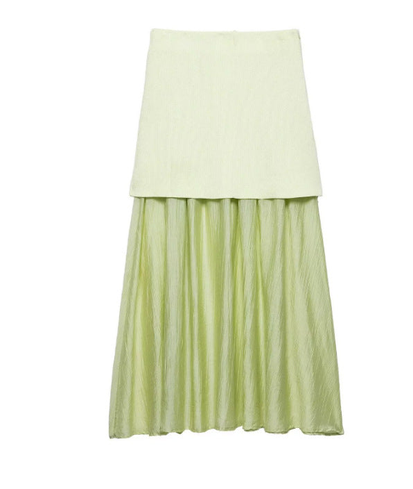 A vest vest skirt set