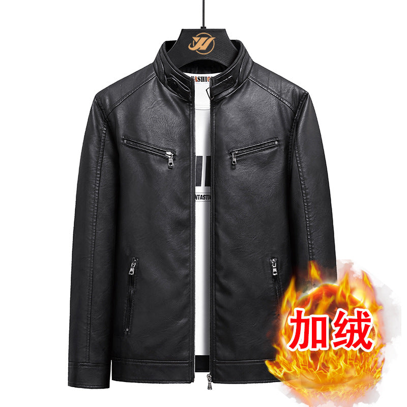 A leather jacket for men