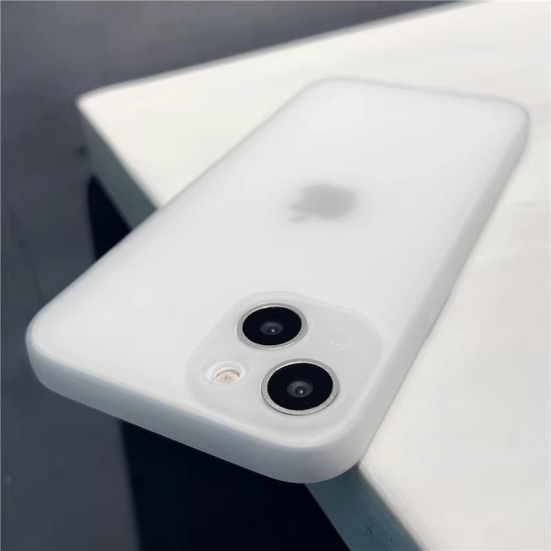 A Frosted Translucent Mobile Phone Case Suitable for Apple Mobile Phone