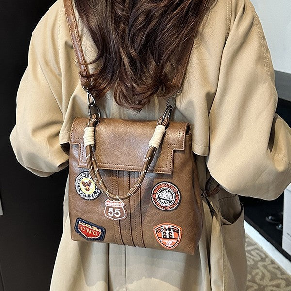 A pattern backpack