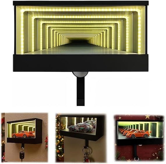 A Mirror light sensor key hook built-in battery